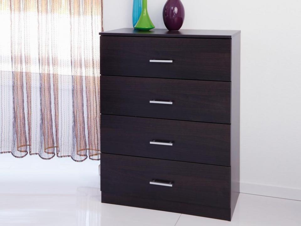 Commode INFINITY 4 tiroirs wengué