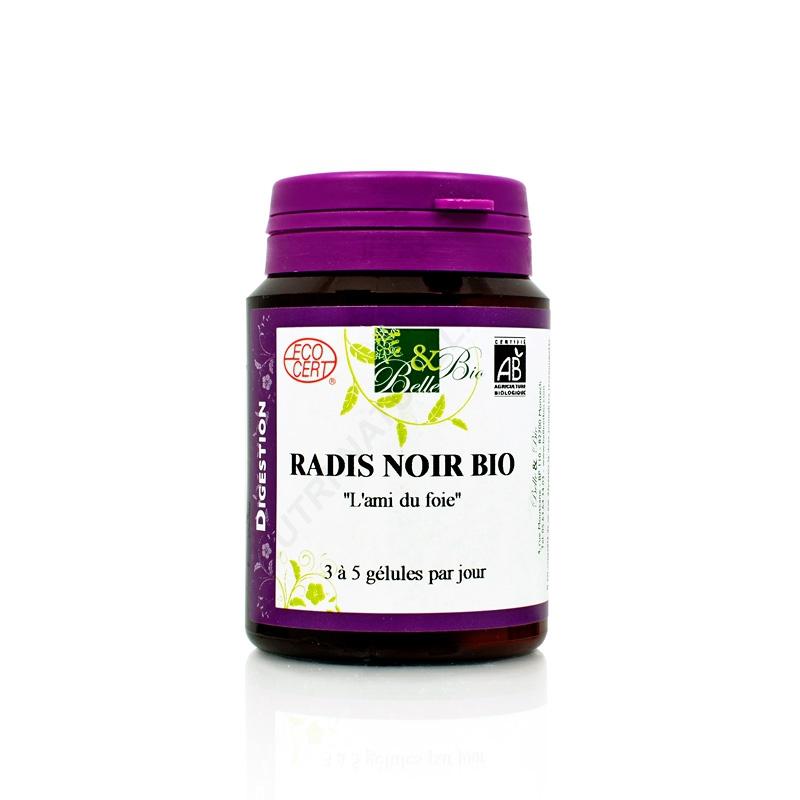 Radis noir bio 300 mg - 200 gélules végétales