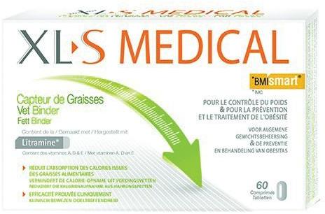 XLS Medical Capteur de Graisses - 60 comprimés