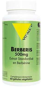 Berberis 500mg 60 gélules Vitall+