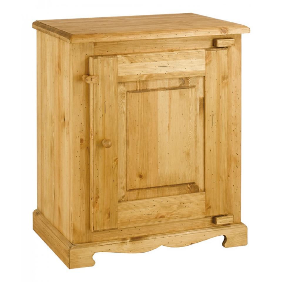 Confiturier rustique en pin 1 porte