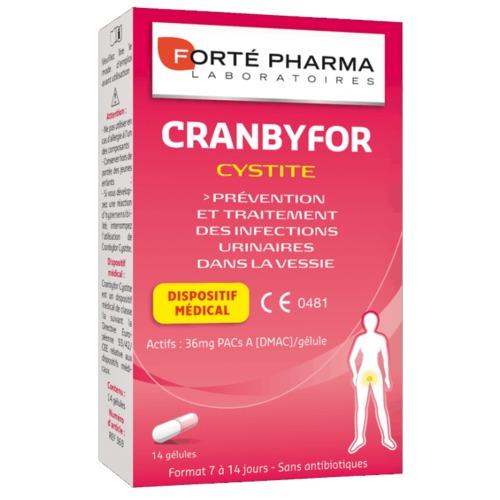 FORTE PHARMA Cranbyfor Cystite, 14 gélules