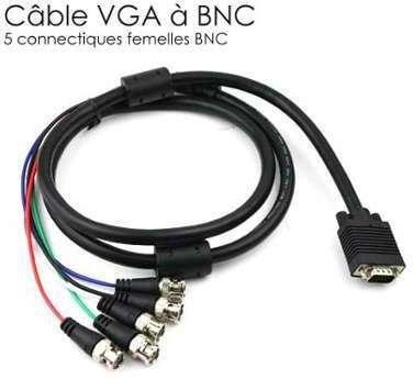 Cable VGA a BNC