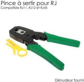 Pince à sertir pour rj11 rj12 et rj45