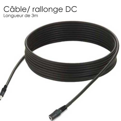 Cable dalimentation DC 3 metres