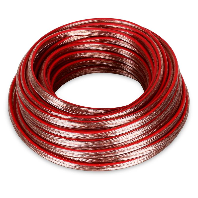 Câble Haut-parleur Enceinte 2x 1,5mm 10m Transpare