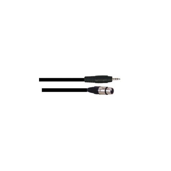 Câble Mini Jack Stéréo/ Xlr Femelle 1,5m - CAB 206