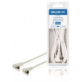 Câble d´antenne coaxial à connecteur coaxial mâle