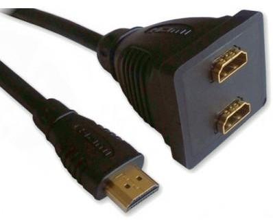 Adaptateur splitter HDMI mâle vers 2 HDMI femelle