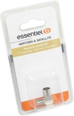 Essentielb coudé F femelle/9.52 fem Métal - Adapta