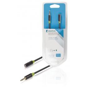 Rallonge de câble audio stéréo, 3,5 mm mâle vers f