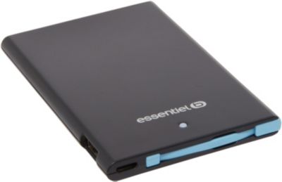 Essentielb 2500 mAh Journée -Noir - Batterie exter
