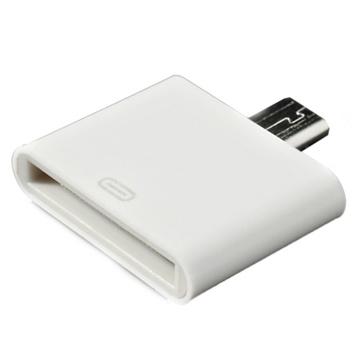 Adaptateur Compatible 30-broches / Micro USB - Bla