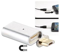 Adaptateur Micro-USB magnétique pour cāble de chargement Adaptateur Micro-USB magnétique