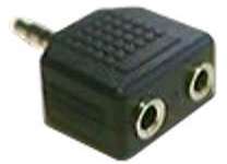 Doubleur de Jack 3 5 mm stéréo (1 male 2 femelle) utilisé Doubleur de Jack 3 5 mm stéréo