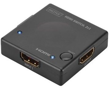 DIGITUS DS-45302 - Commutateur vidéo/audio - 2 x H