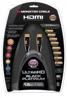 Câble HDMI MONSTER Black Platinum - 1,5m