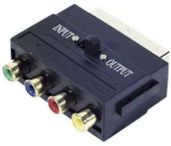 Adaptateur Péritel vers YUV RCA composite 1 prise RCA Adaptateur Péritel vers YUV