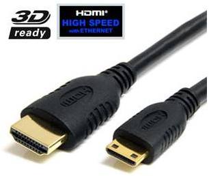 Câble HDMI Mâle vers Mini HDMI Mâle (1m)