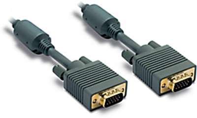Câble VGA SVGA Metronic Mâle Mâle avec ferrites 3m Câble VGA SVGA Metronic Mâle