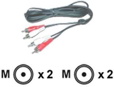 Cable audio connecteur RCA (male) vers RCA (male) longueur Cable audio connecteur RCA