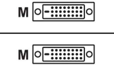 Câble DVI-D mâle vers DVI-D mâle nombre de contacts Câble DVI-D mâle vers DVI-D