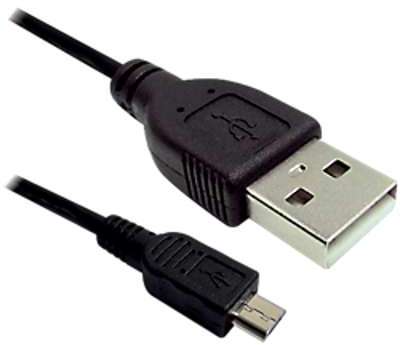 Câble USB 2 0 OMENEX Micro USB USB - 2m Noir Câble USB 2 0 OMENEX Micro