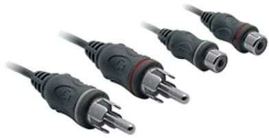 Câble audio Metronic 2RCA Mâles Femelles Câble audio Metronic 2RCA