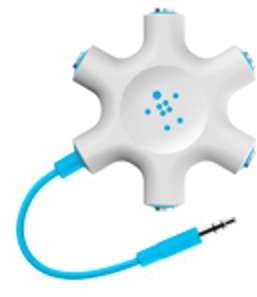 SPLITTER AUDIO ROCKSTAR BLEU SPLITTER AUDIO ROCKSTAR BLEU