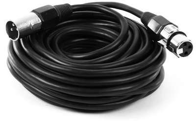 FrontStage Lot 4x Cāble XLR 10m noir