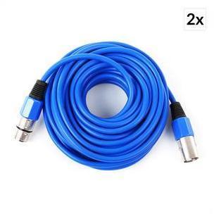 FrontStage 2 x cābles XLR 10m māle vers femelle