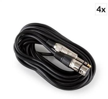 FrontStage Cāble audio XLR vers jack 6,3mm 6m 4 pi