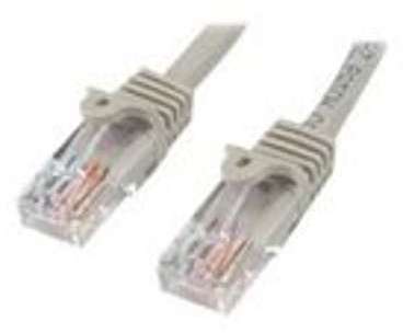 StarTech.com 0.5m Gray Cat5e / Cat 5 Snagless Ethe