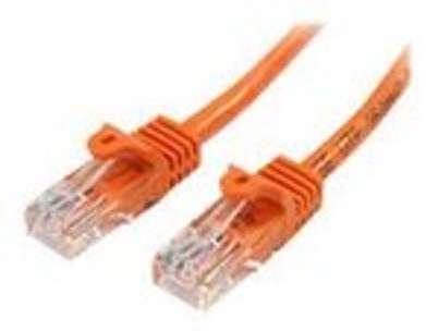 StarTech.com 0.5m Orange Cat5e / Cat 5 Snagless Et