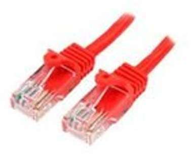 StarTech.com 0.5m Red Cat5e / Cat 5 Snagless Ether