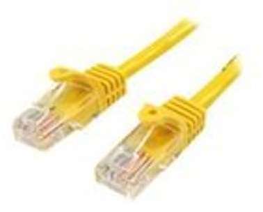 StarTech.com 0.5m Yellow Cat5e / Cat 5 Snagless Et
