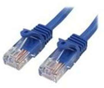 StarTech.com 0.5m Blue Cat5e / Cat 5 Snagless Ethe
