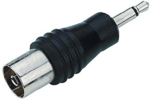 Adaptateur jack mâle mono Ø 3,5 mm vers coax.TV fe