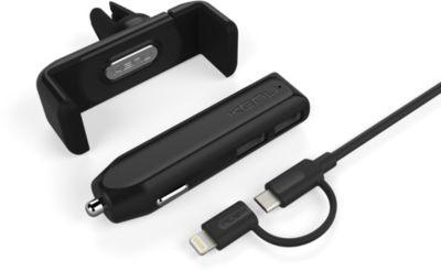 Support smartphone Kenu Car Kit Deluxe noir Support smartphone Kenu Car