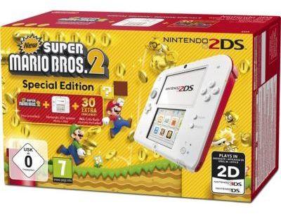 Console 2DS Nintendo Blanche Rouge New Super Mario Console 2DS Nintendo Blanche