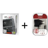 Console New 3DS XL Noir Métallique + chargeur