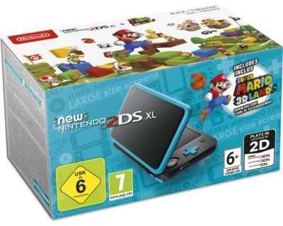 Console New 2DS XL Nintendo New 2DS XL Noire + Sup