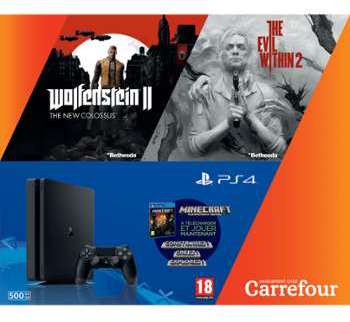SONY PACK Console PS4 500GO 3 JEUX SONY PACK Console PS4 500GO
