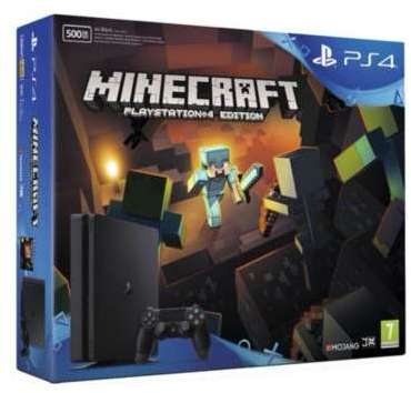 Console PS4 Sony PS4 Slim 500Go + Minecraft