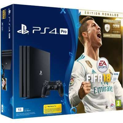 Console PS4 Sony Pro 1To + FIFA 18 Edition Deluxe