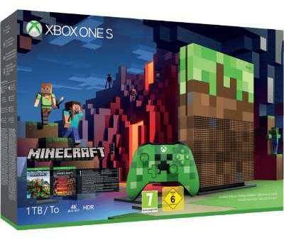 Console Xbox One S Microsoft Xbox One S 1To Minecr
