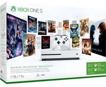 Console Xbox One S Microsoft 1To 3M Game Pass et 3M Console Xbox One S Microsoft