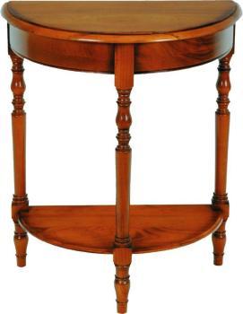 Console demi lune BOISSIERE en merisier