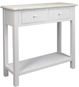 Console blanche 80 x 30 x 79 cm - COSY