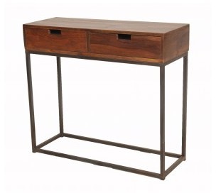 CONSOLE FER PALISSANDRE CONSOLE FER PALISSANDRE